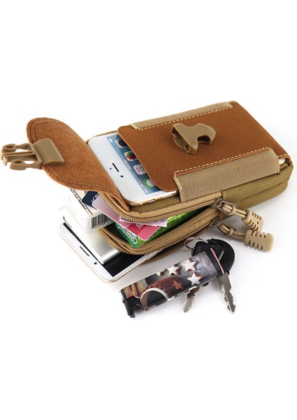 6,5 Inç Dikey Çok Fonksiyonlu Spor Taktik Cep Telefonu Saklama Çantası Çift Katmanlı Bel Çantası-Siyah (Yurt Dışından) fiyatları