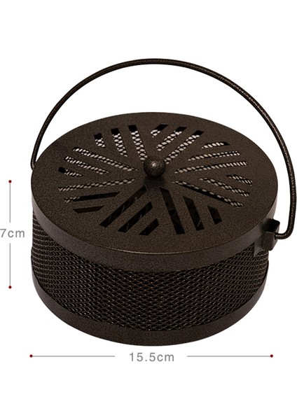 Aotu Taşınabilir Demir Sivrisinek Tütsü Bobini Tutucu Kutusu Kapaklı-Bronz/kar Tanesi (Yurt Dışından) indirimleri