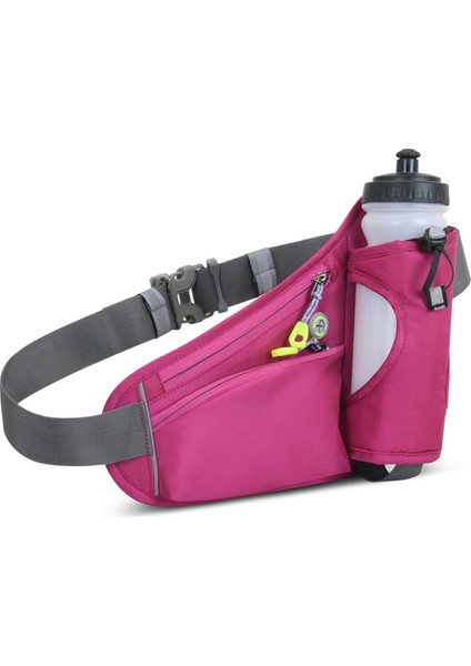 Erkekler ve Kadınlar için Su Şişesi Tutuculu Spor Koşu Kemeri Bel Çantası Su Alma Kemer Çantası-Rose (Yurt Dışından) fiyatları