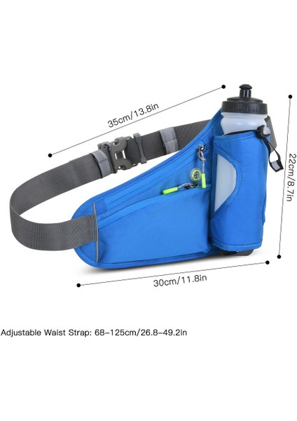 Erkekler ve Kadınlar için Su Şişesi Tutuculu Spor Koşu Kemeri Bel Çantası Su Alma Kemer Çantası-Rose (Yurt Dışından) modelleri