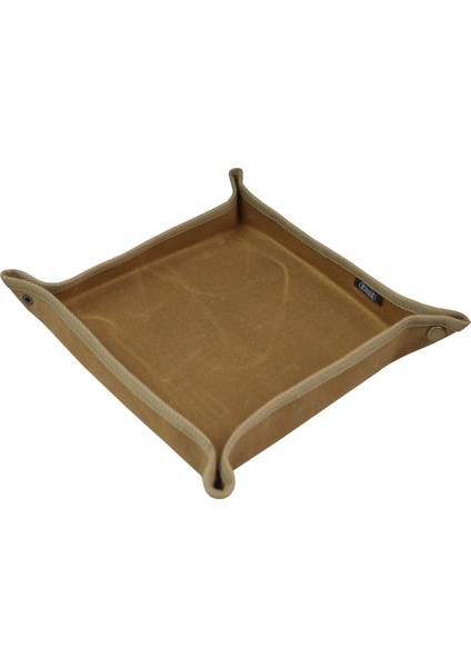 Mydays Outdoor Açık Hava Katlanabilir Su Geçirmez Tuval Kamp Masaüstü Depolama Tepsisi-Haki (Yurt Dışından) modelleri