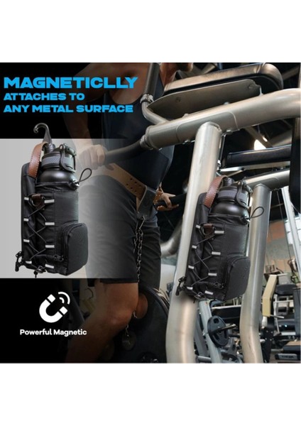 Spor Salonu Fitness Açık Hava Çapraz Çanta Için Saplı ve Kancalı Geliştirilmiş Manyetik Su Şişesi Tutucu (Yurt Dışından) fiyatları