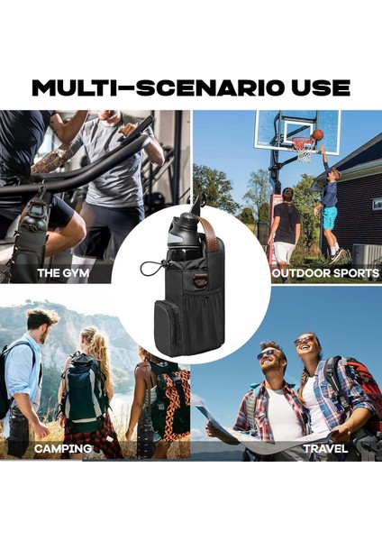 Spor Salonu Fitness Açık Hava Çapraz Çanta Için Saplı ve Kancalı Geliştirilmiş Manyetik Su Şişesi Tutucu (Yurt Dışından) modelleri