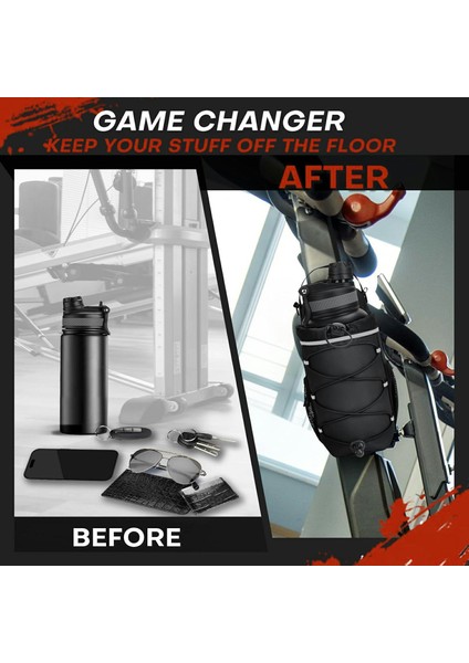 Spor Salonu Fitness Yansıtıcı Açık Hava Çapraz Çanta için Güçlü Mıknatıslı Manyetik Su Şişesi Tutucu (Yurt Dışından)