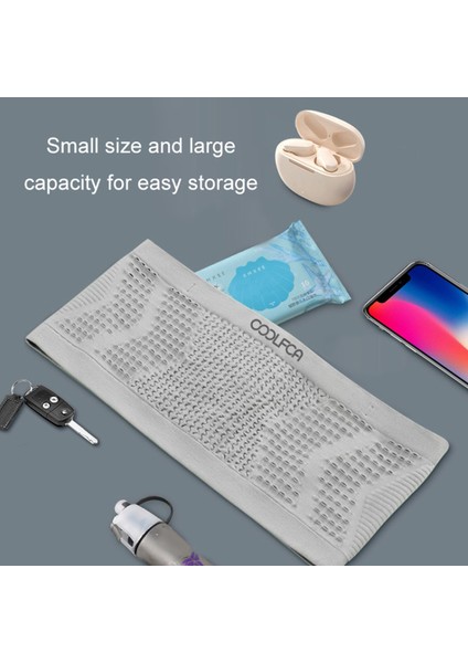 Coolfca Açık Hava Koşu Spor Bel Çantası Yüksek Elastik Telefon Kılıfı, Boyut: 14X65CM, 65-105CM Bel Için-Siyah (Yurt Dışından) modelleri