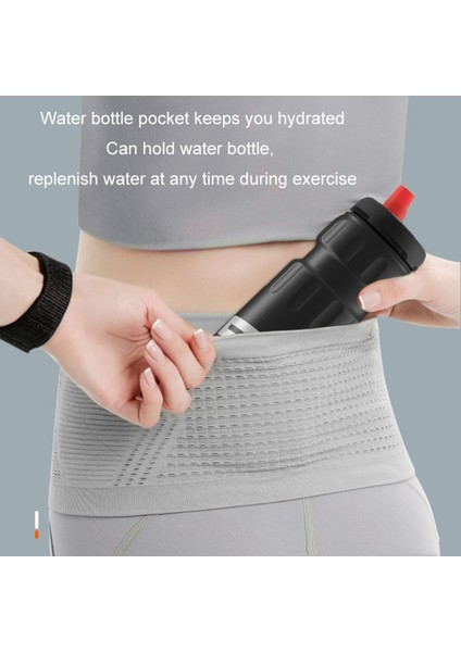 Coolfca Açık Hava Koşu Spor Bel Çantası Yüksek Elastik Telefon Kılıfı, Boyut: 14X65CM, 65-105CM Bel Için-Siyah (Yurt Dışından) fırsatları