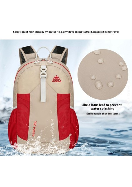 Azela A1341 Hafif Katlanabilir Sırt Çantası Su Geçirmez Naylon Omuz Çantası Açık Hava Yürüyüş Kampı Için-Mor (Yurt Dışından) fiyatları