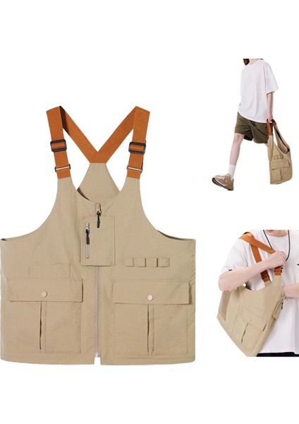 Çok Amaçlı Yelek Çantası Açık Hava Aktiviteleri Için Oxford Kumaş Tek Omuz Tote Çanta Iş Giyim Yeleği, Beden S (Yurt Dışından) fiyatları