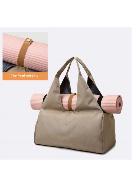 BED-647 Islak ve Kuru Ayırıcı Fitness Yoga Çantası Oxford Kumaş Seyahat Tote Çantası-Açık Mor (Yurt Dışından) indirimleri