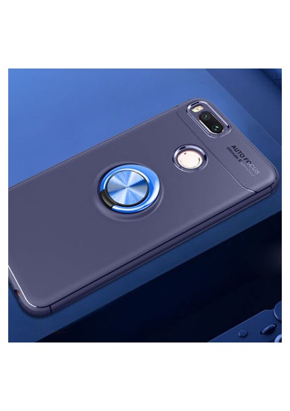 Xiaomi Mi 5x Kılıf Yüzüğü Stant ve Araç Tutucu Olabilen Şık Esnek Premium Silikon Kapak Ryc/ravel