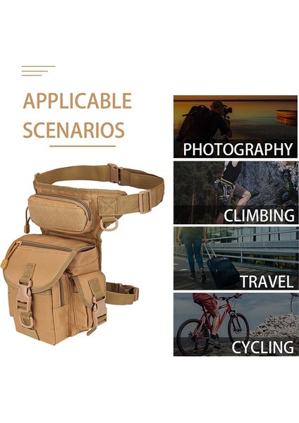 Seyahat, Yürüyüş, Bisiklet, Kamp Için Su Geçirmez Açık Hava Uyluk Bacak Çantası Bel Çantası (Yurt Dışından) fiyatları