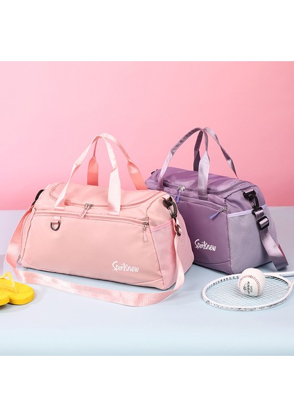 Oxford Kumaş Unisex Su Geçirmez Fitness Tote Çapraz Askılı Çanta Büyük Kapasiteli Seyahat Bagaj Çantası-Gri (Yurt Dışından) fiyatları