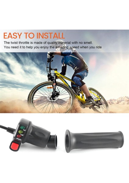 Elektrikli Bisiklet/e-Bisiklet/dağ Bisikleti Gaz Kelebeği Hız Kontrol Kolu, 36V (Yurt Dışından) fırsatları