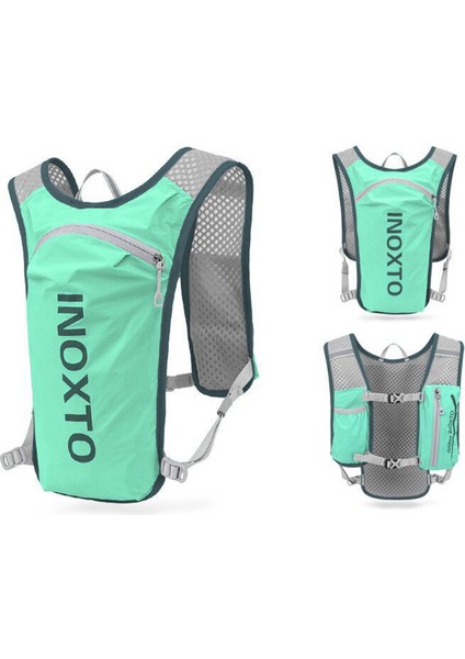 OUTDOOR INOXTO 591 5L Açık Hava Spor Sırt Çantası Koşu Bisiklet Nefes Alabilir Çift Omuz Çantası-Açık Yeşil (Yurt Dışından) indirimleri
