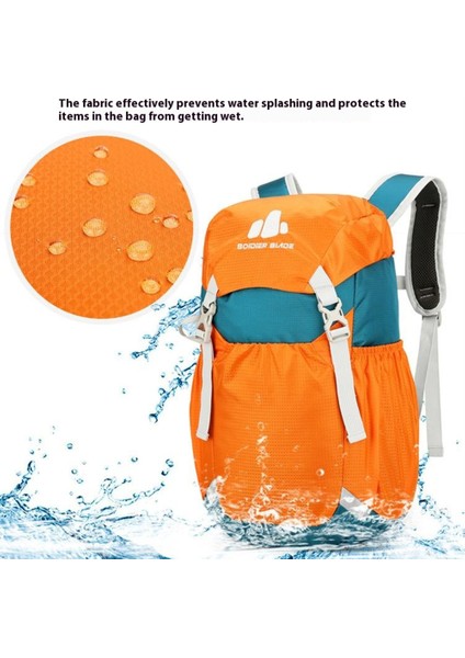 Soldıer Blade 2451 Hafif Naylon Seyahat Sırt Çantası Katlanabilir Su Geçirmez Yürüyüş Kamp Sırt Çantası-Siyah+Kırmızı (Yurt Dışından) modelleri