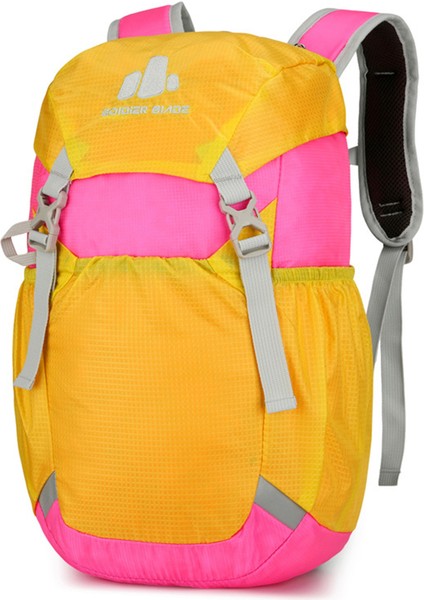 Soldıer Blade 2451 Hafif Naylon Seyahat Sırt Çantası Katlanabilir Su Geçirmez Yürüyüş Kamp Sırt Çantası-Pembe+Sarı (Yurt Dışından)