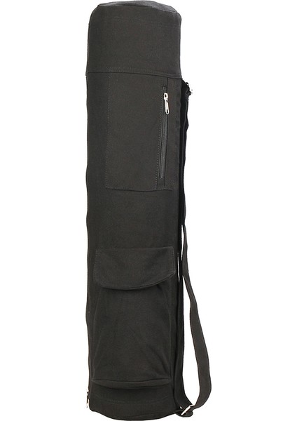 B-Soul YA254 Yoga Matı Saklama Çantası Pamuklu Keten Fitness Pedi Taşıma Çantası (Yurt Dışından)