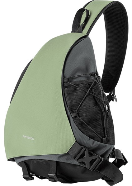 Rockbros 11,5 L Açık Hava Çapraz Askılı Çanta Tek Omuz Sırt Çantası Yürüyüş, Bisiklet, Dağcılık, Seyahat, Seyahat Için, 30170032 H60 30170032001-ORDU Yeşili (Yurt Dışından)