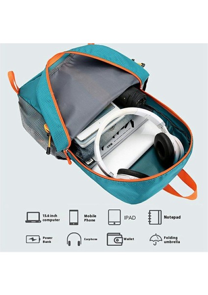 Vanaheımr 528 Katlanabilir Yürüyüş Sırt Çantası Hafif Polyester Dizüstü Bilgisayar Saklama Dış Mekan Seyahat Çantası-Siyah (Yurt Dışından) fiyatları