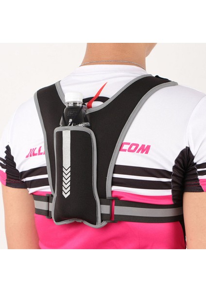Koşu Yansıtıcı Yelek Sırt Çantası Açık Hava Sporları Cep Telefonu Göğüs Çantası (Işıklı Yükseltilmiş Versiyon) (Yurt Dışından) fiyatları