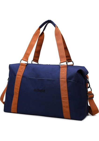 Guomıss GM-316 Beden L Oxford Kumaş Su Geçirmez Fitness Yoga Tote Çapraz Askılı Çanta Seyahat Bagaj Çantası-Koyu Mavi (Yurt Dışından)