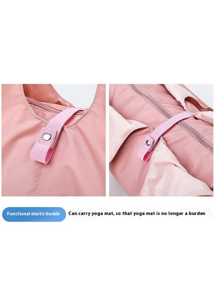 BED-9B07 Fitness Yoga Yüzme Çantası Oxford Kumaş Günlük Seyahat Tote Çantası-Pembe (Yurt Dışından) fırsatları