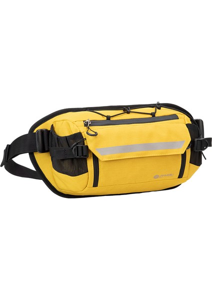 Anmeılu 8017 Ultra Hafif Bisiklet Bel Çantası Naylon Koşu Spor Çantası-Sarı (Yurt Dışından)