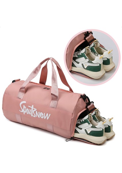 SJ-629 Büyük Kapasiteli Kadın Oxford Kumaş Su Geçirmez Fitness Tote Çapraz Askılı Çanta Seyahat Bagaj Çantası-Mor (Yurt Dışından) fiyatları