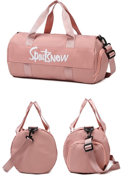 SJ-629 Büyük Kapasiteli Kadın Oxford Kumaş Su Geçirmez Fitness Tote Çapraz Askılı Çanta Seyahat Bagaj Çantası-Mor (Yurt Dışından) fırsatları