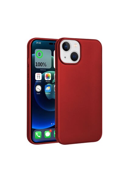 iPhone 14 Kılıf Esnek Yapılı Ince Slim Silikon Kapak Ryc/premier