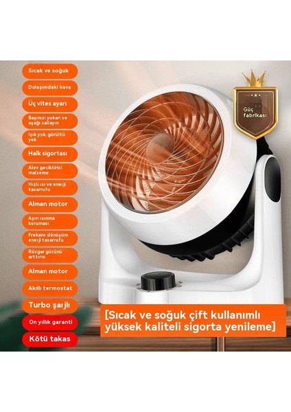 Çift Amaçlı Turbo Konveksiyonlu Isıtma Fanı (Yurt Dışından)