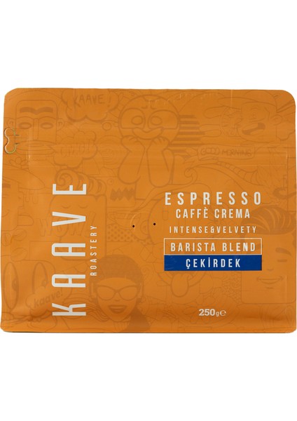 Espresso Caffe Crema Çekirdek Kahve 250 gr