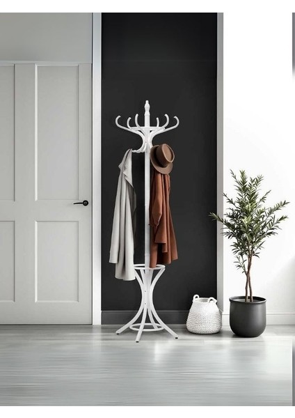 Hawthorne 6'lı Ahşap Tonet Askılık