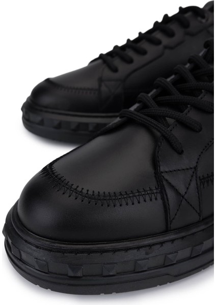 Erkek Hakiki Deri Siyah Deri Sneakers & Spor Ayakkabı 352 23159 Erk Ayk SK25-26 Sıyah Dr modelleri