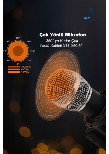 Profesyonel Condenser Mikrofon Seti Çok Yönlü ,tripod Standlı, Pop Filtreli, Pc & Telefon Uyumlu