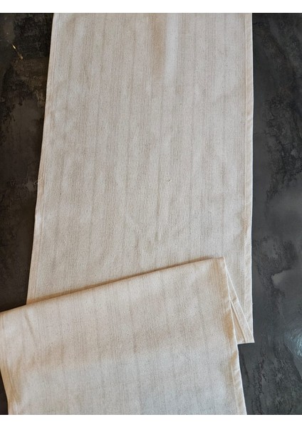 Buldan Kumaşı Runner Çizgili Runner Krem Runner modelleri