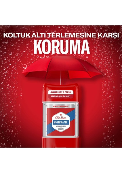 Whitewater Erkekler için Terleme Önleyici Deodorant Clear Jel Stick 70 ml