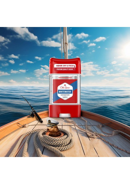 Whitewater Erkekler için Terleme Önleyici Deodorant Clear Jel Stick 70 ml