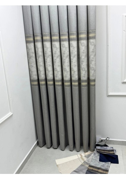 Nivemeshome Umut FJ614365 V_5424 Taş 1/3 Sık Pile Fon Perde