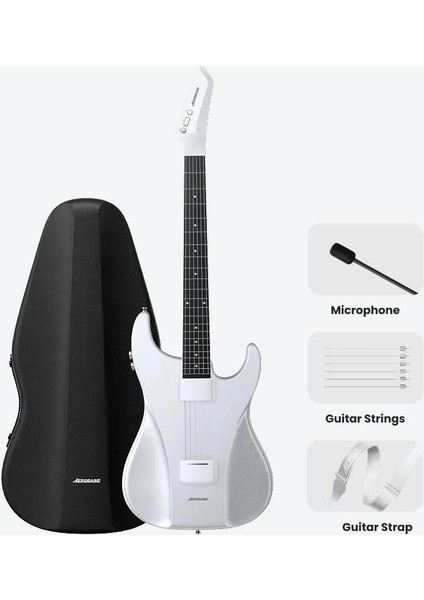 Aeroband Dijital Gitar Full Set Beyaz
