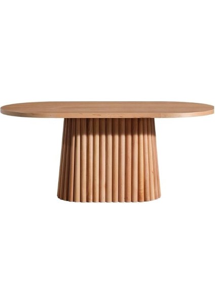 Savana Oval Ahşap Bohem Yemek Masası 80X160 fiyatları