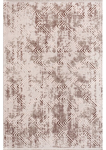 Özel Akrilik Dokuma Krem Renkli Modern Halı Gina Serisi 03073A