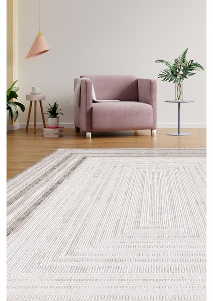 Özel Akrilik Dokuma Krem Bej Renkli Modern Halı Romantik Serisi 02432A fiyatları