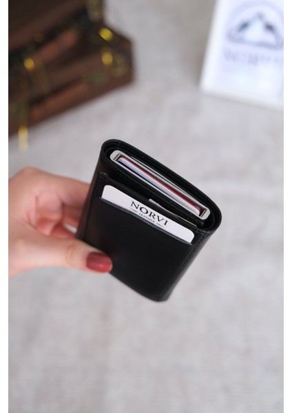 Mekanizmalı Otomatik Hakiki Deri Kartlık modelleri