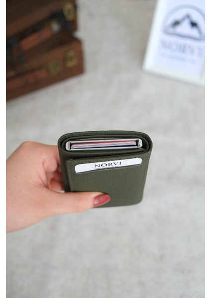 Mekanizmalı Otomatik Hakiki Deri Kartlık modelleri