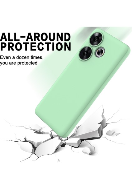 Xiaomi Poco F6 5g Kılıf El Kayışı-Yeşil ile Sıvı Silikon Düşme Önleyici Telefon Kılıfı Için (Yurt Dışından) indirimleri