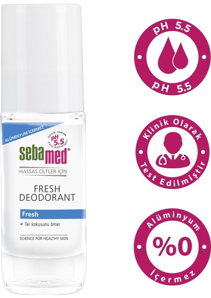 Deodorant Roll-On 50ML Balsam Hassas/sensitive + Roll-On 50ML Fresh (Karma 6 Lı Set) indirimleri