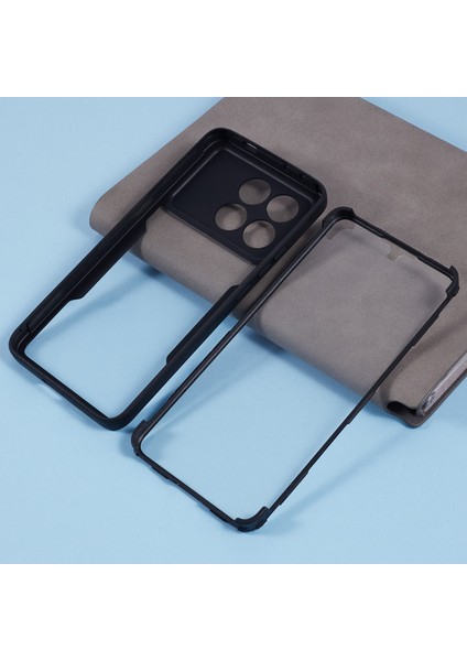 Xiaomi Poco X6 Pro 5g Kılıf Akrilik+Tpu Şeffaf Telefon Kılıfı, Pet Ekranlı Film-Siyah (Yurt Dışından) fırsatları