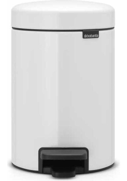 Çöp Kovası, Pedallı, Soft, 3lt - Beyaz