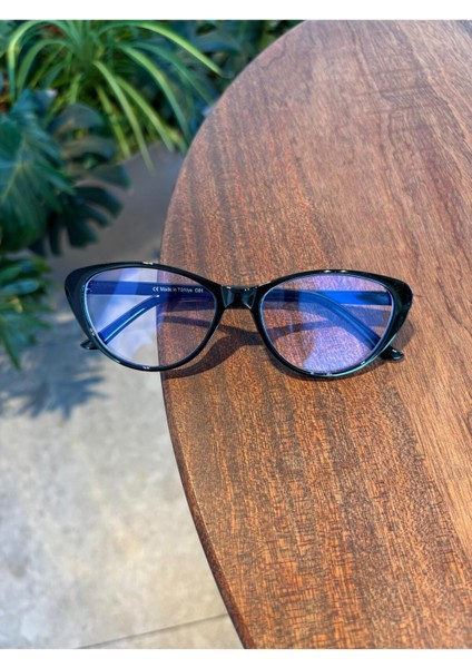 Frida Cat Eye 48 EKARTMAN Çekik Blue Block Mavi Işık Korumalı Cam Değişebilir Erkan Gözlüğü fırsatları